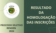 homologação das inscrições - resultado