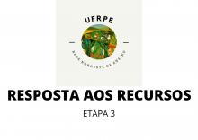 Resposta aos recursos etapa 3