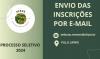 Envio das inscrições por e-mail selecao.renoen@ufrpe.br